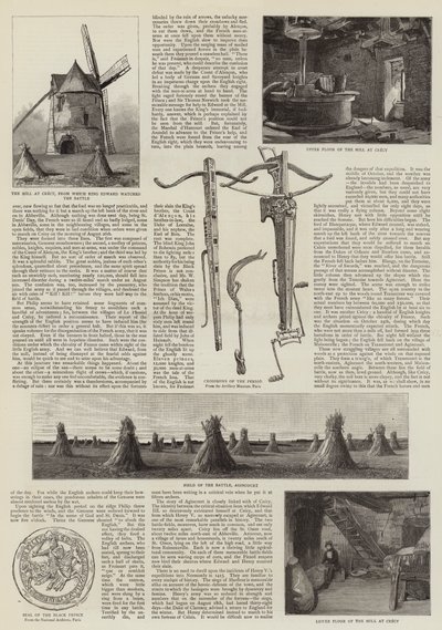 La Visita de un Artista a los Campos de Batalla de Crecy y Agincourt de John Absolon
